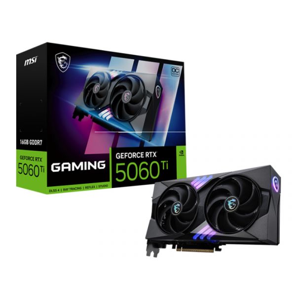 MSI Videókártya GeForce RTX 5060 Ti OC 16GB GDDR7 (RTX 5060 TI 16G GAMING OC)